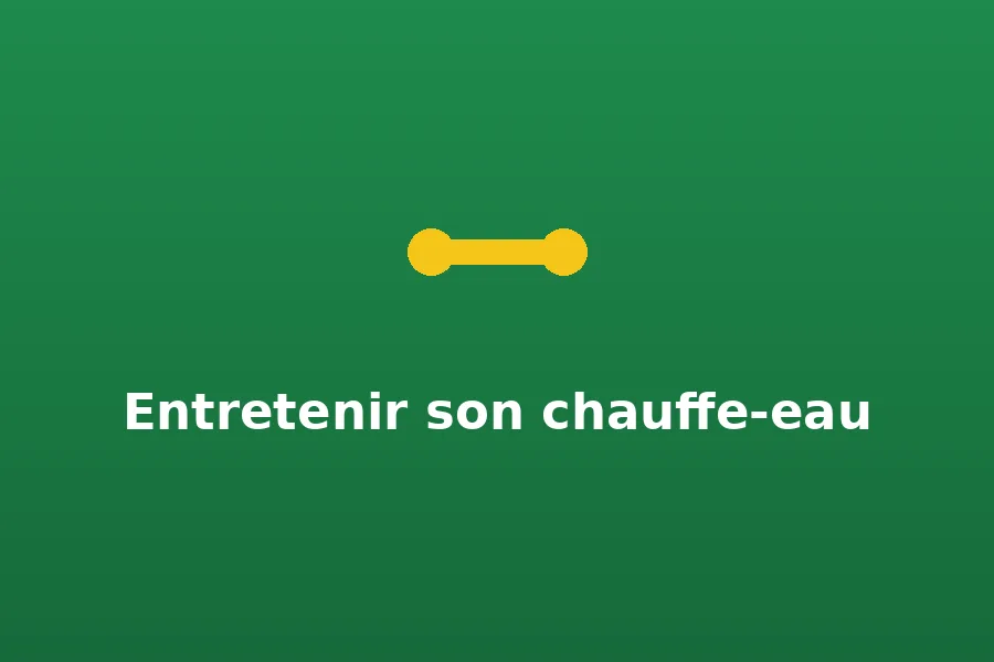 Chauffe-eau électrique installé dans un cellier